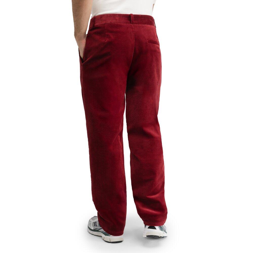 Men ’s wide-leg corduroy pants Duke Burgundy Red 2/7