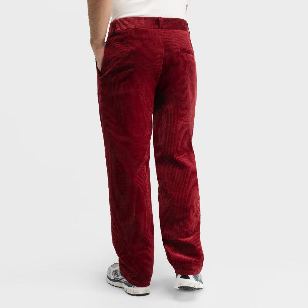 Men ’s wide-leg corduroy pants Duke Burgundy Red 6/7