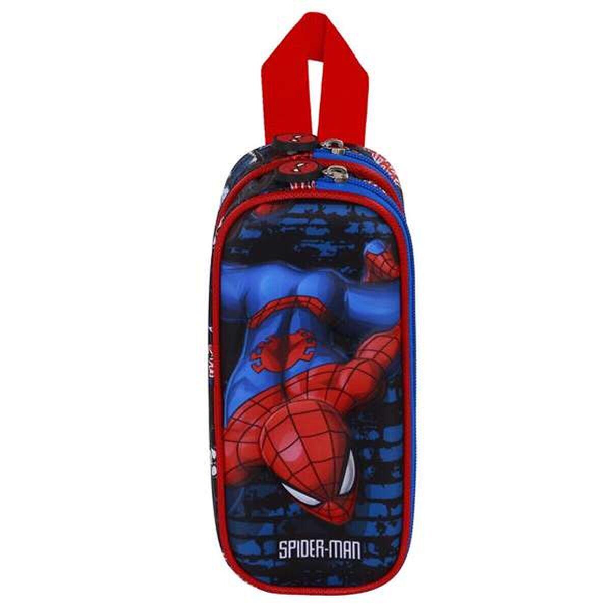Pennenetui met 2 vakken SPIDERMAN Multicolour 3/4