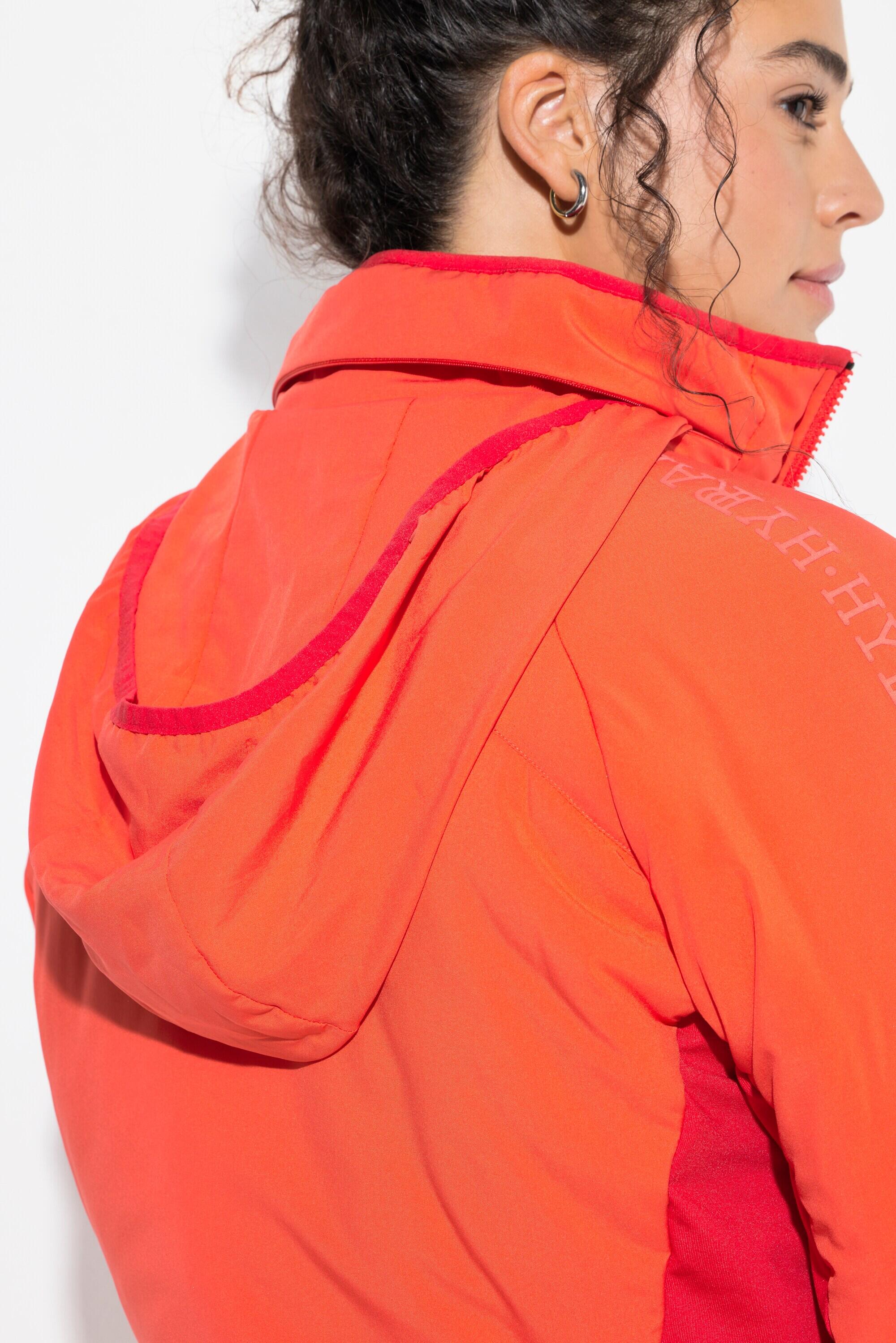 Damen Funktionsjacke Kapuze Stehkragen 2-Wege-Zipper 7/7