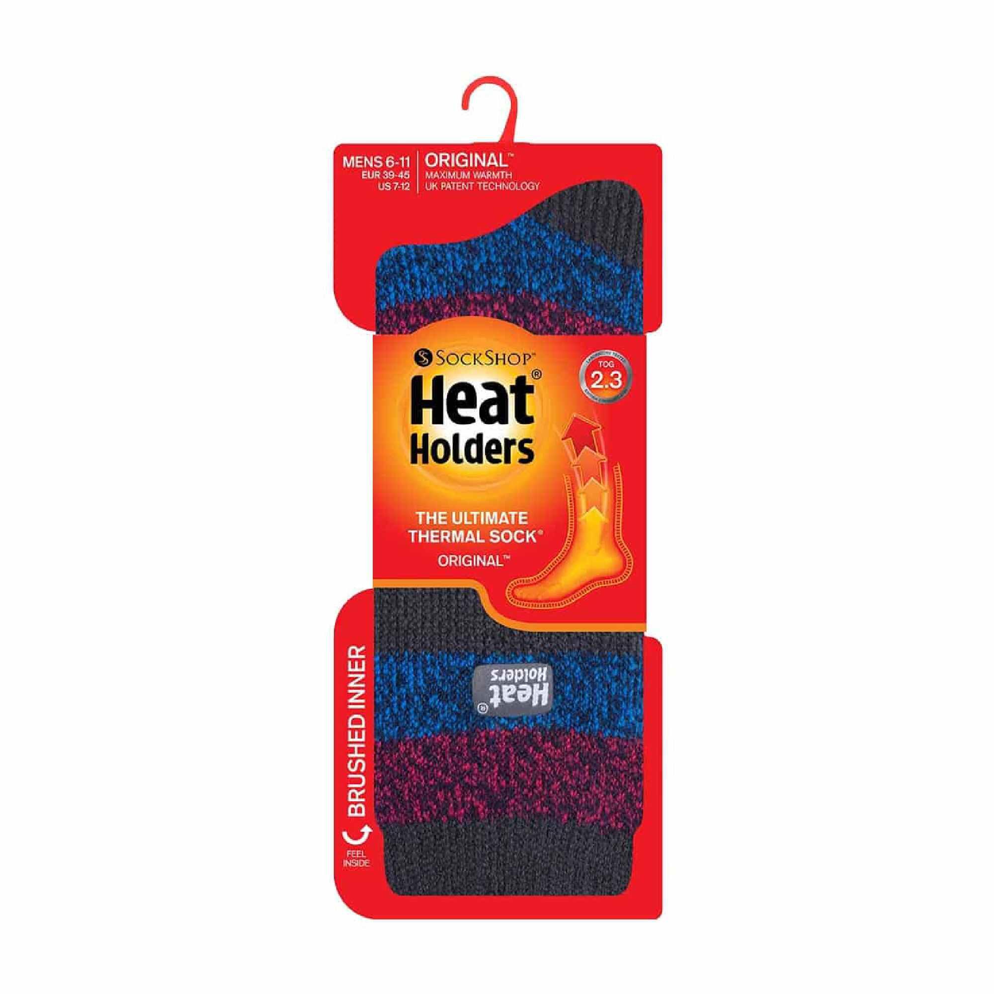 Heat Holders - 1 Paire Chaussettes Thermiques Hommes 2/6
