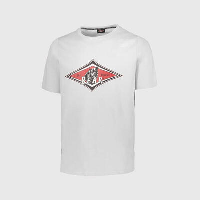 T-shirt beer groot logo wit