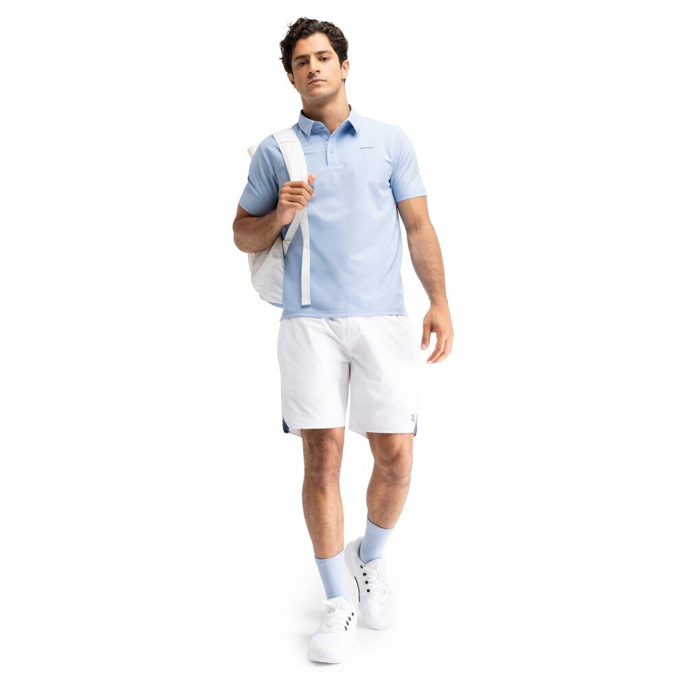 Herren Tennis -poloshirt Slice Light Blue Blau 3/7