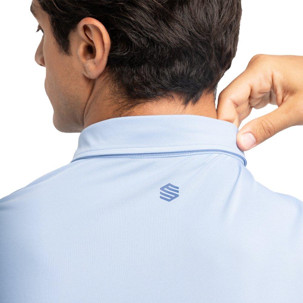Herren Tennis -poloshirt Slice Light Blue Blau 5/7
