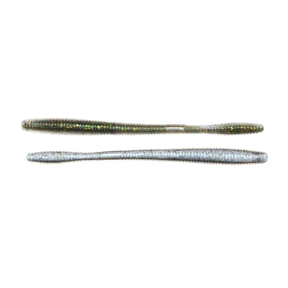 Live Target straight worm, 14 cm, 14 g, green pearl, 10 buc / plic