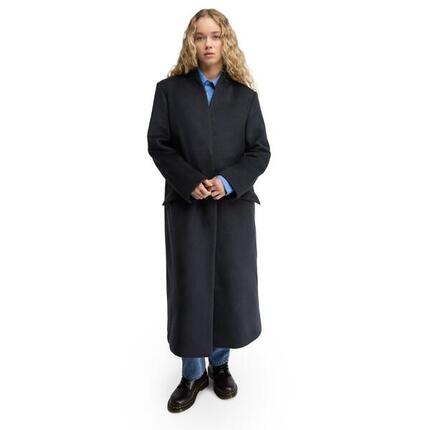 Damen langer wollmantel Glencoe-W Black Schwarz