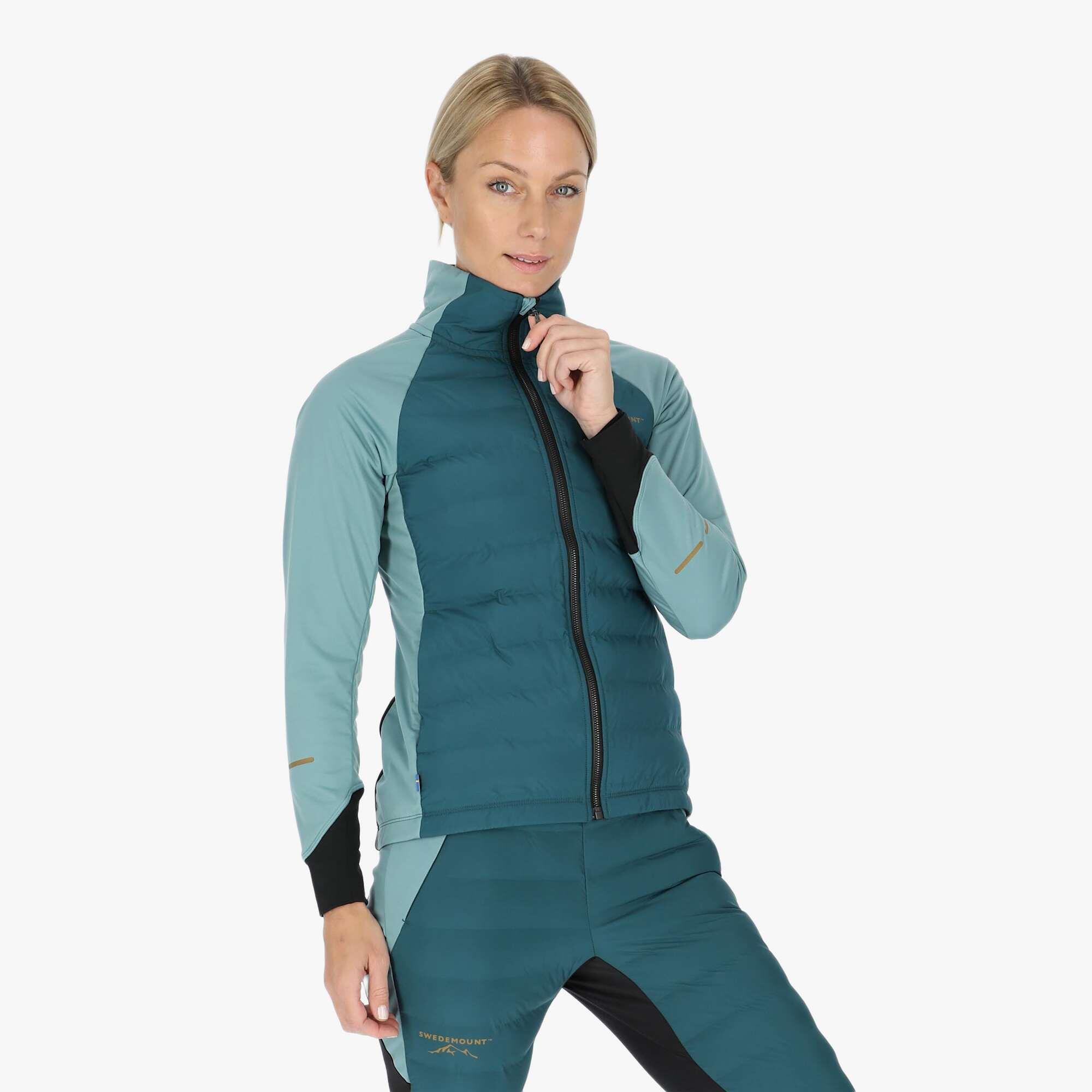 Dames cross-country ski jas waterdicht ademend Nordic Hybrid W 3/6