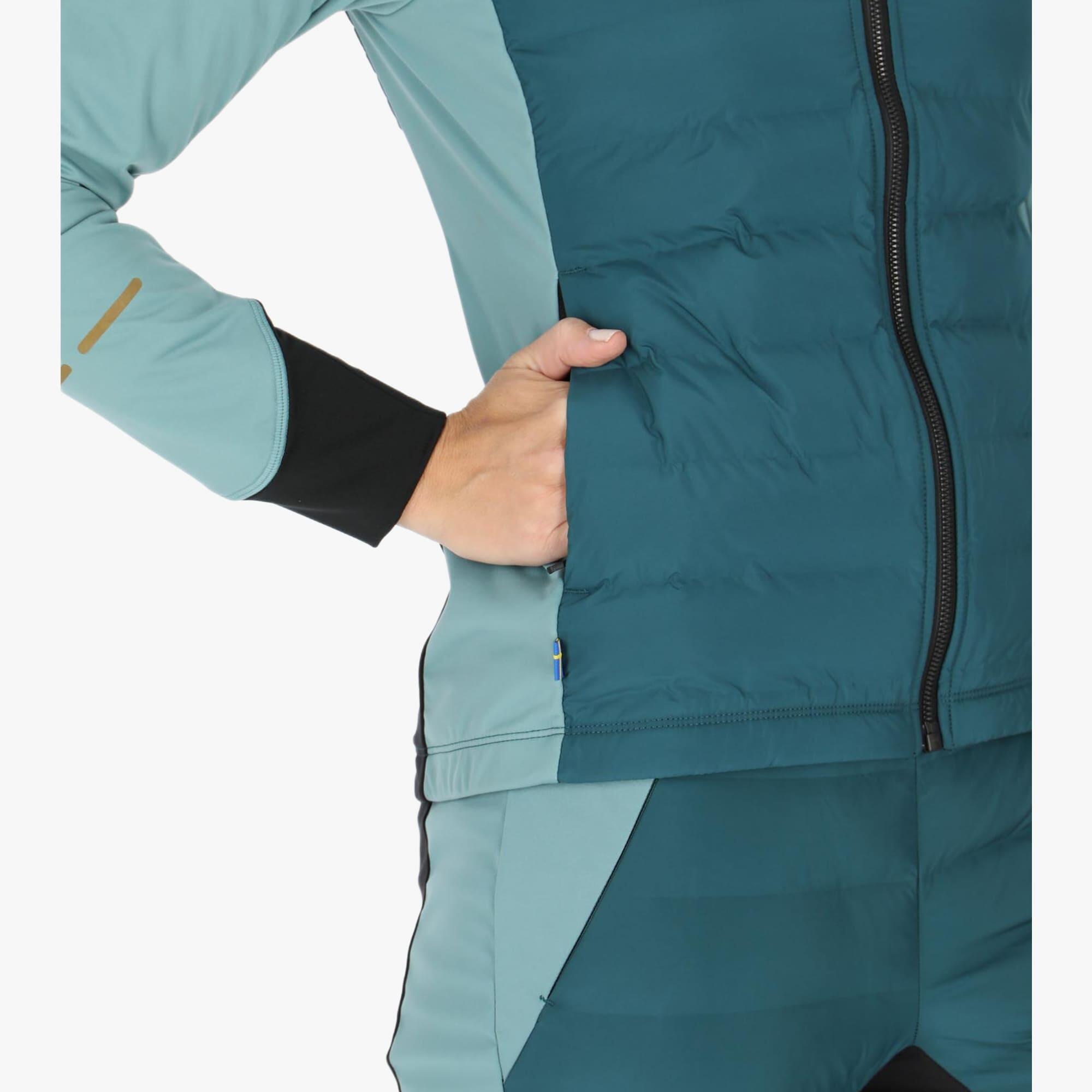 Dames cross-country ski jas waterdicht ademend Nordic Hybrid W 5/6