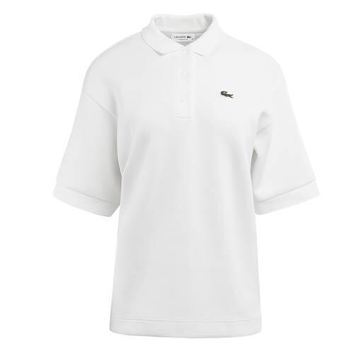Lacoste - T-shirt Universel Femmes Lacoste Pf166070v - T-shirt Manches Courtes - Blanc - Decathlon