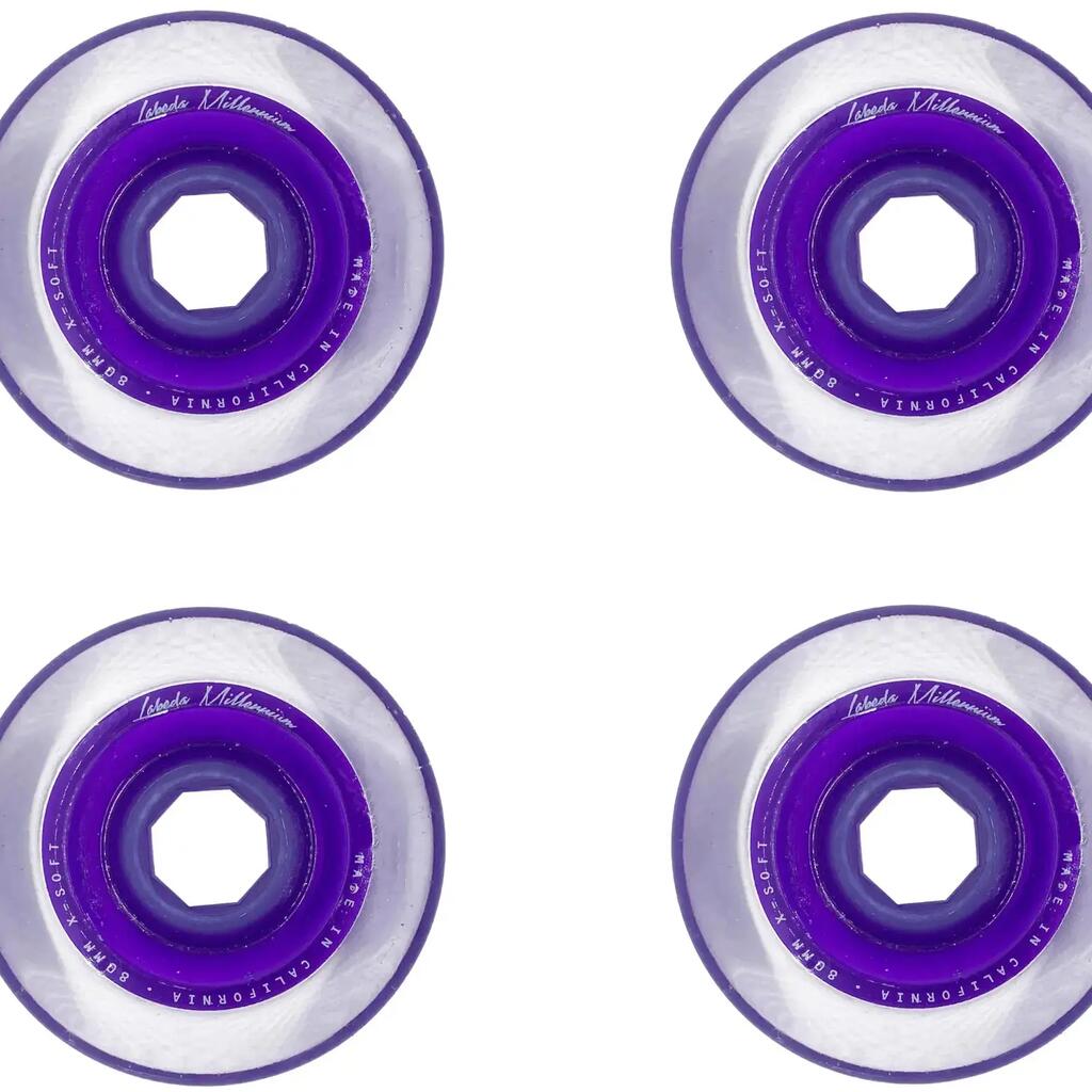 LABEDA Millennium X-Soft ролкови хокейни колела Purple – 1 бр.