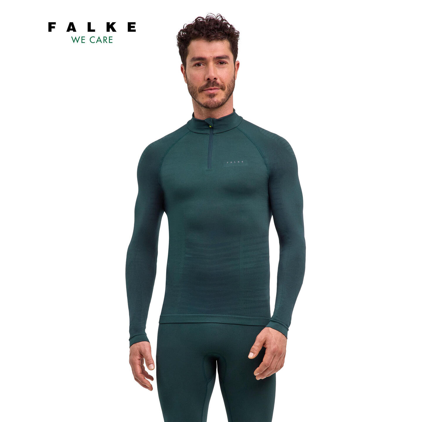 Camiseta de manga larga y cuello con cremallera Falke Maximum Warm 2/5
