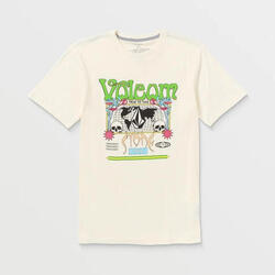 T-shirt Volcom Worldly blanc cassé
