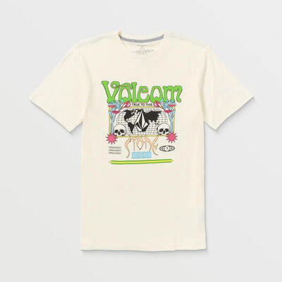 T-shirt volcom werelds off white