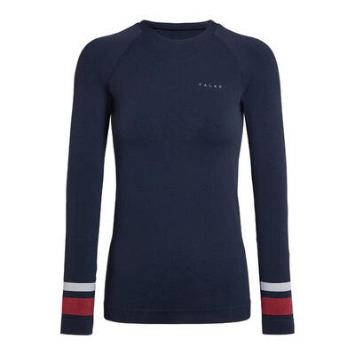 V-hals lange mouwen t-shirt voor dames falke maximum warm