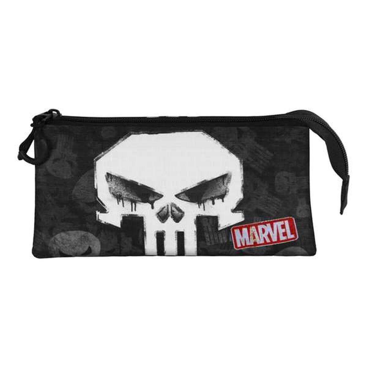 Dreifaches Mehrzweck-Etui MARVEL Schwarz 2/5
