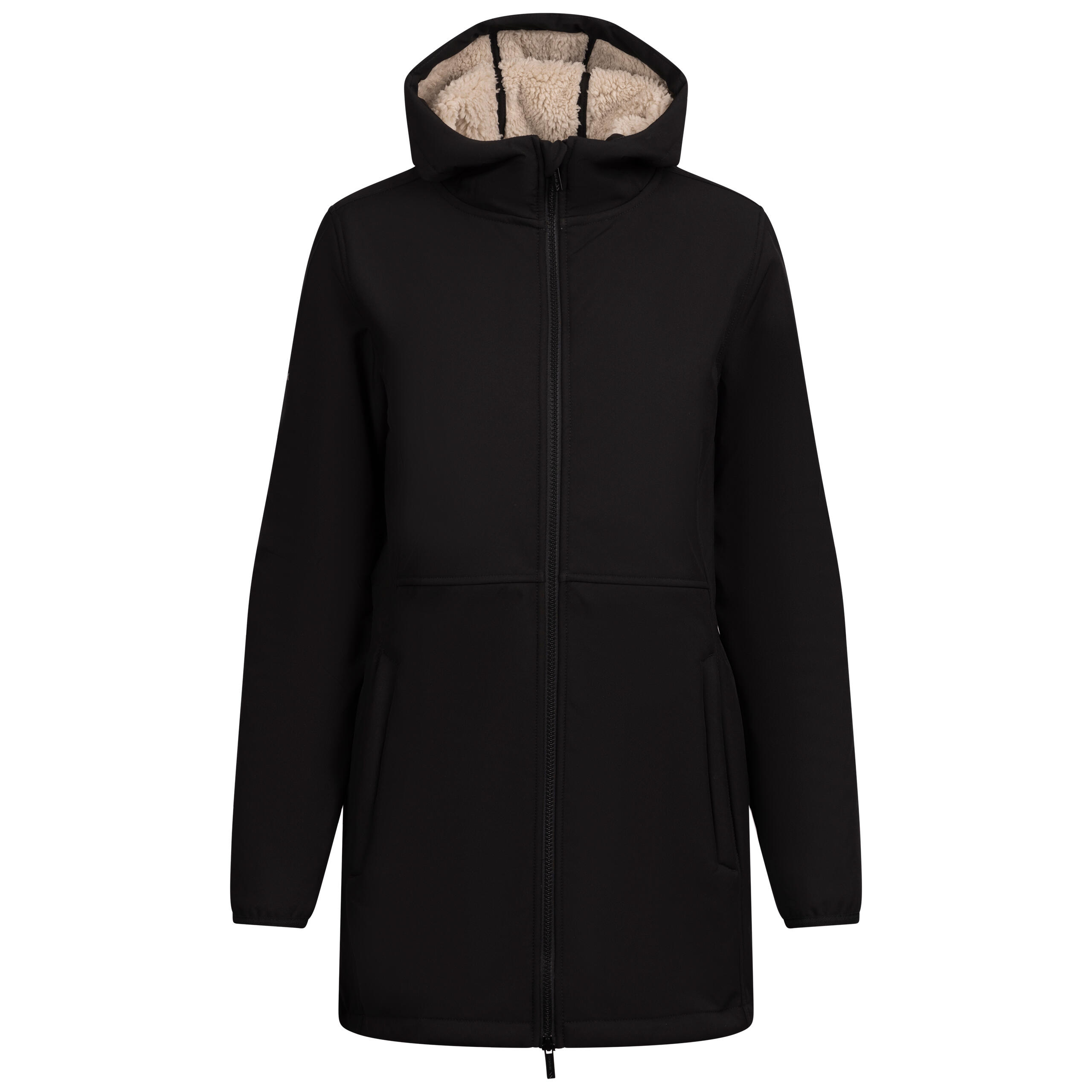 Trespass Sine - Jachetă Softshell pentru femeie neagră