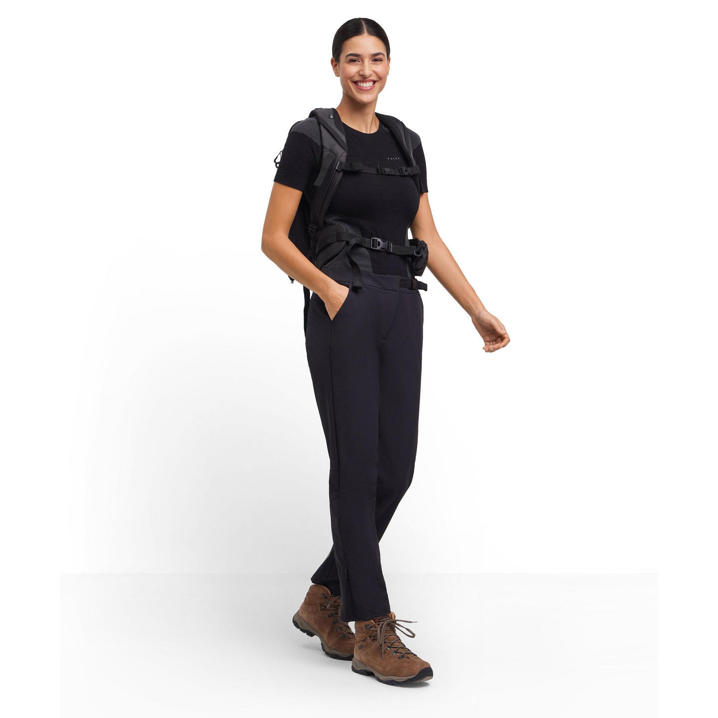 Camiseta de mujer Falke Wool-Tech Light 3/6