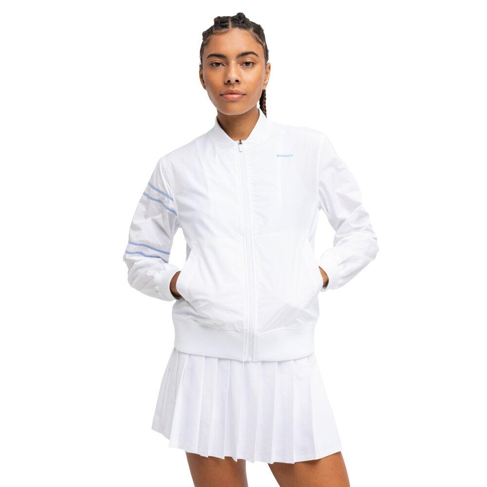 SIROKO Women sport.tennis 's tennis jacket Backhand White White
