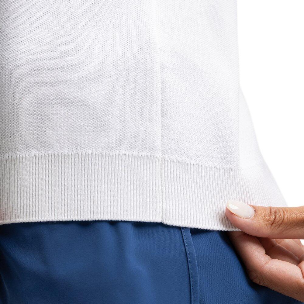 Gilet da tennis in maglia donna Smash White Bianco 5/7