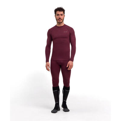 T-shirt met lange mouwen falke wool-tech