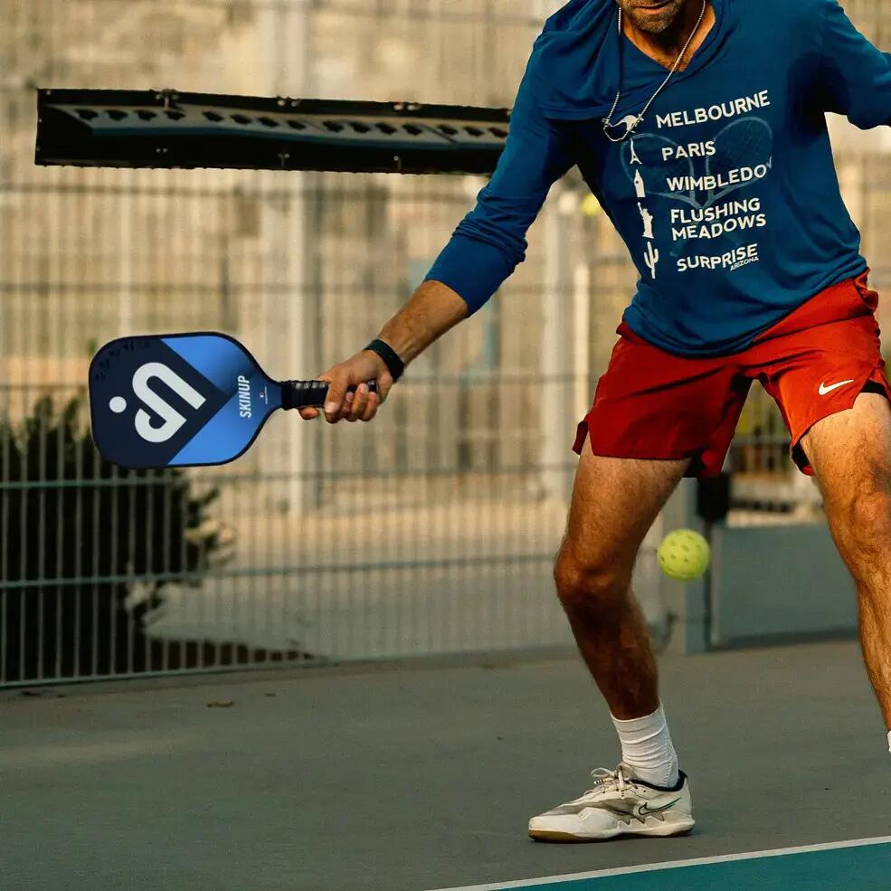Raquette de pickleball Smart & Pro+ bleu - SKINUP Sport 2/3