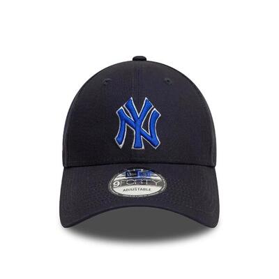 Pet new era 9forty new york yankees zijpatch marineblauw