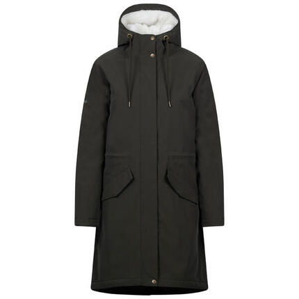 Trespass Vailsom Veste Femme Longue Matelassée Dark Vine