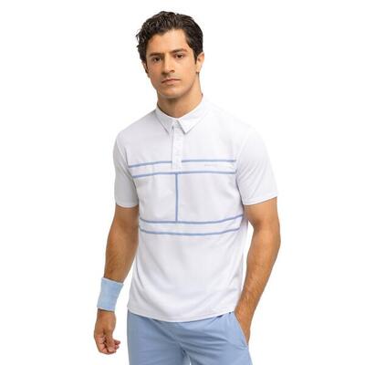 Herren sport.tennis tennis-poloshirt Slice White Weiß