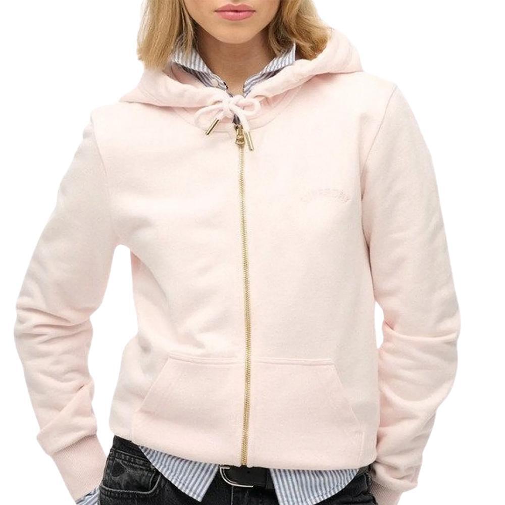 Superdry Women's Essential Light Pink Zip Hoodie - XS