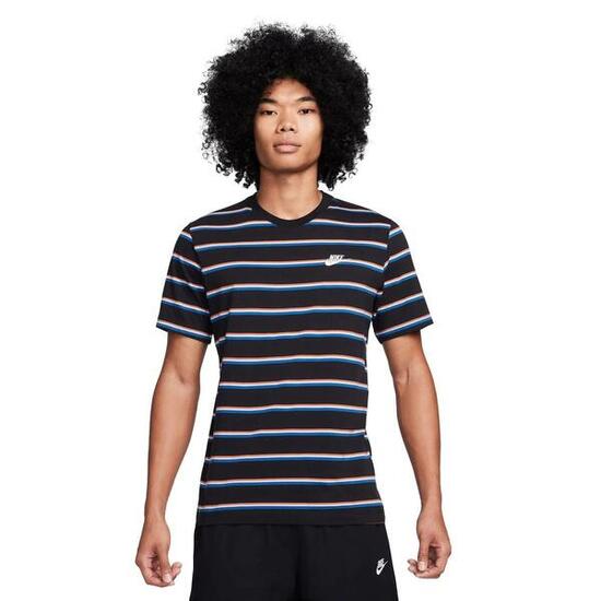 Camiseta Nike Club Stripe negra