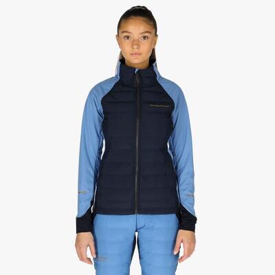 Dames cross-country ski jas waterdicht ademend nordic hybrid w