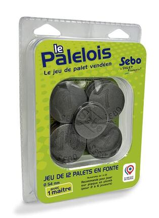 Jeu de 12 palets + 1 maître en fonte loisir vendéen