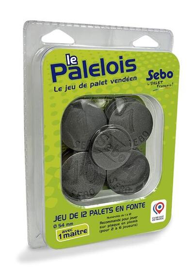 Jeu de 12 palets + 1 maître en fonte loisir vendéen