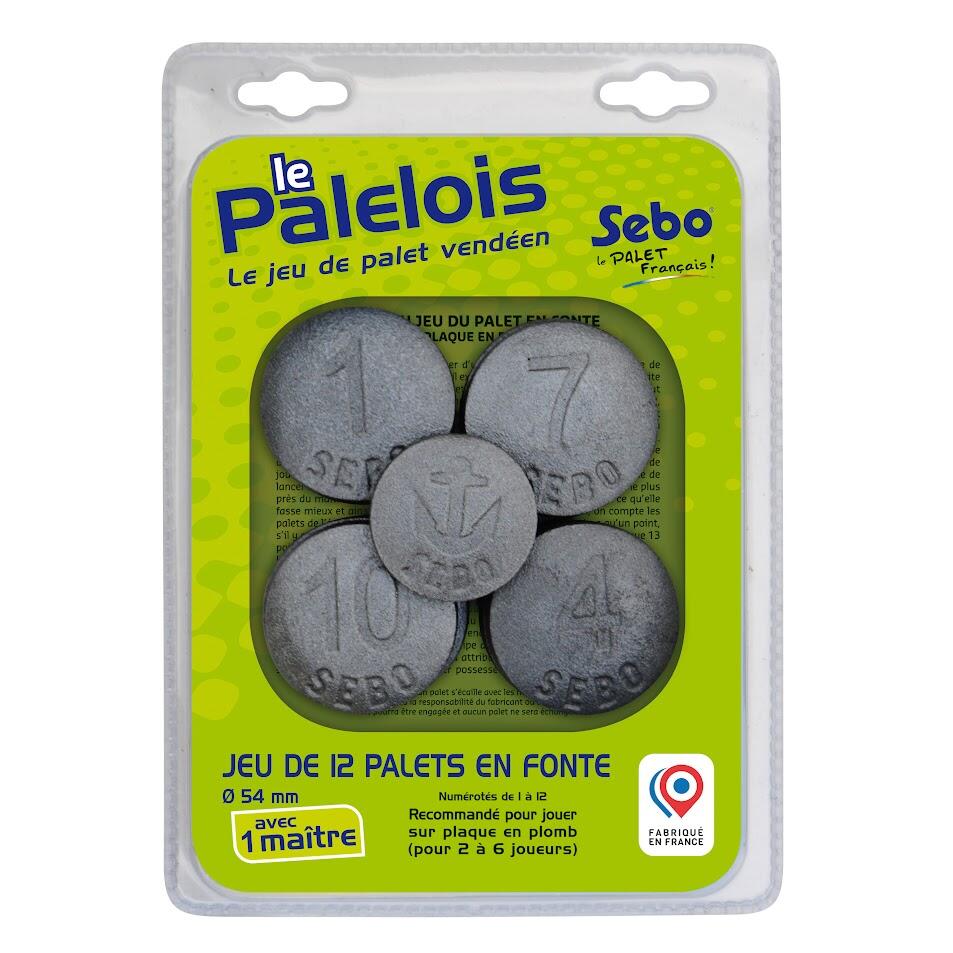 Jeu de 12 palets + 1 maître en fonte loisir vendéen 2/3