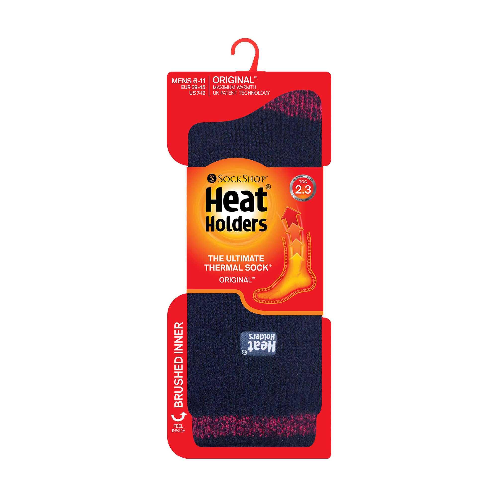Heat Holders - 1 Paire Chaussettes Thermiques Hommes 2/6