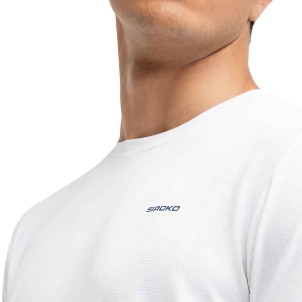 Maglietta tecnica da tennis da uomo a maniche corte Lob White Bianco 5/7