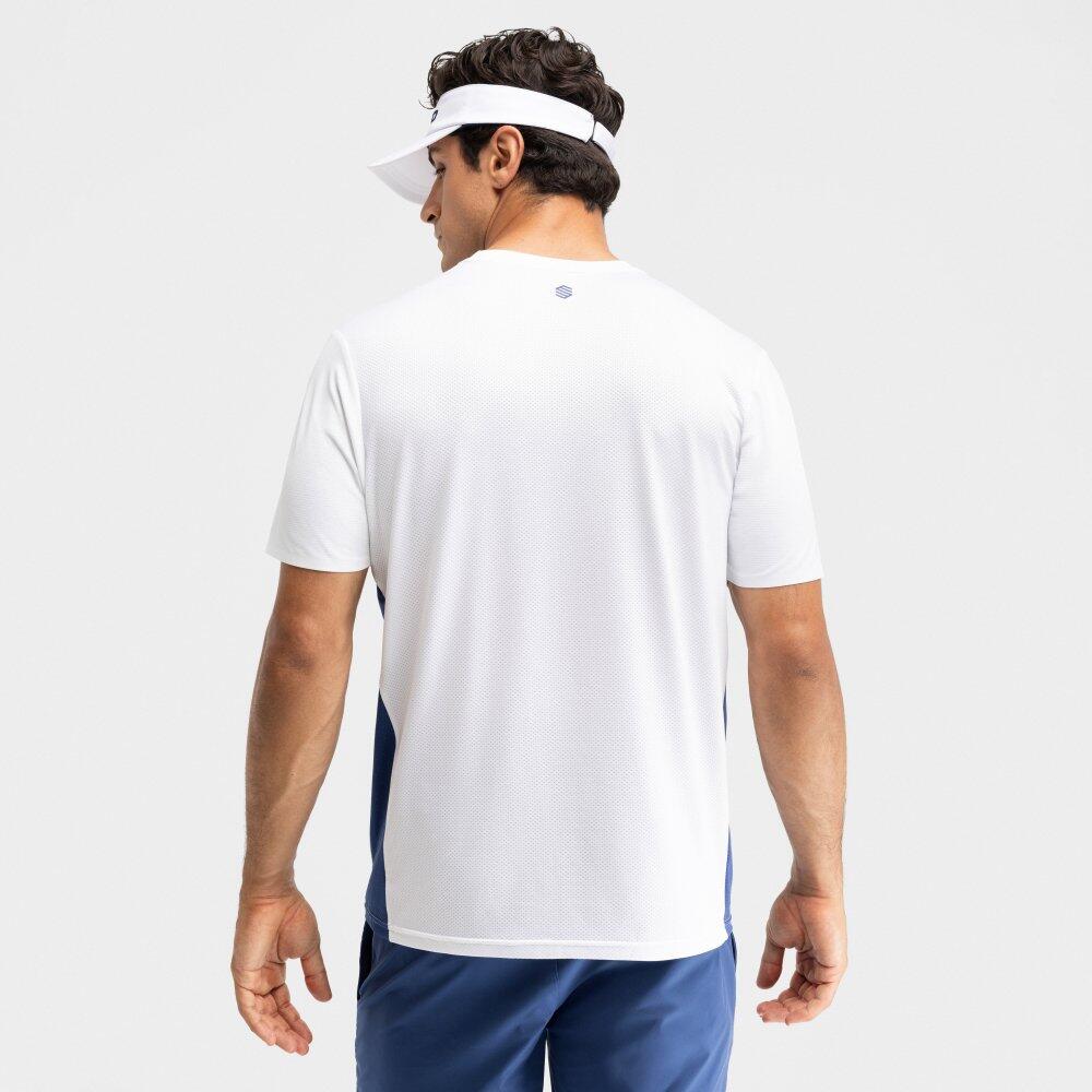 Maglietta tecnica da tennis da uomo a maniche corte Lob White Bianco 6/7