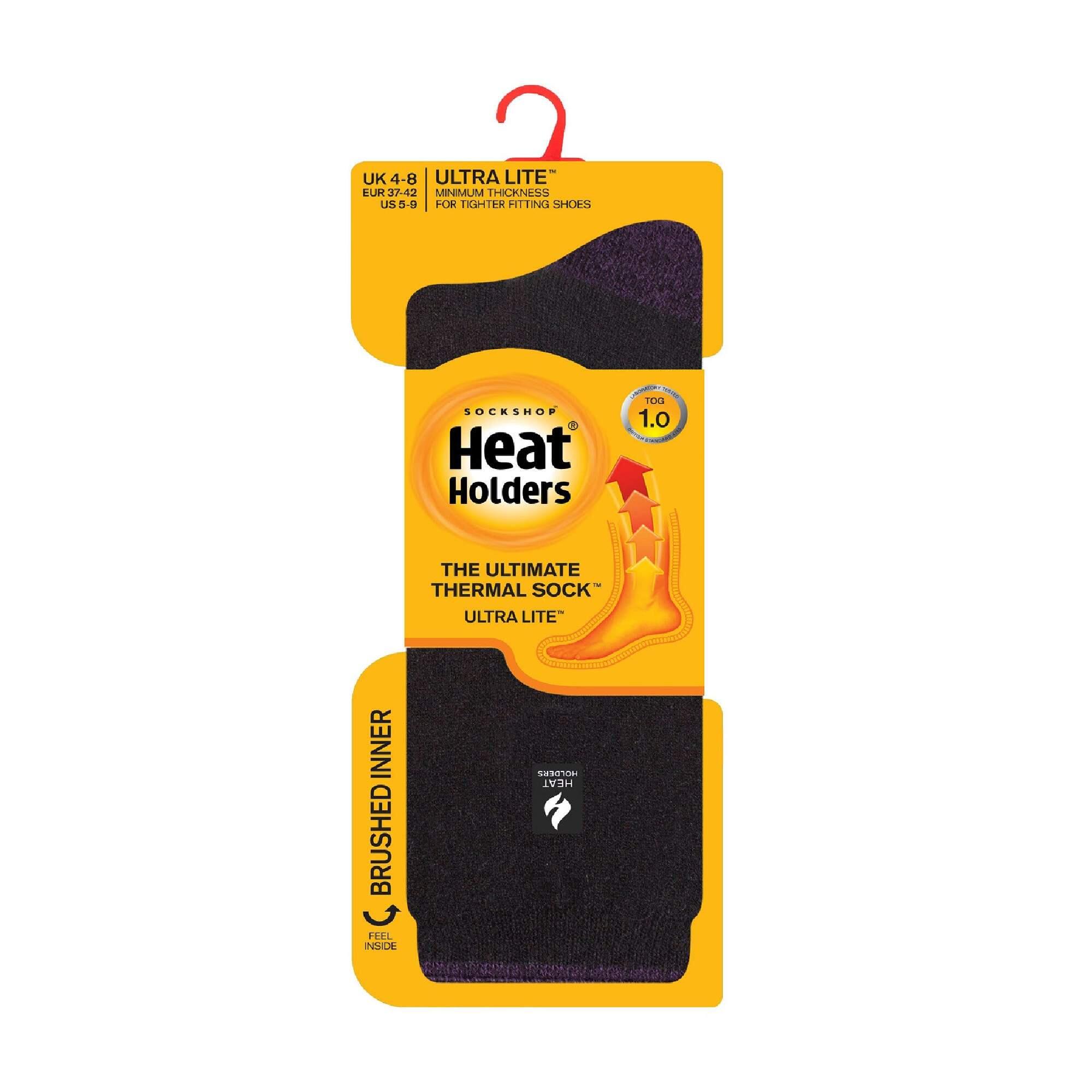 Heat Holders Ultra Lite - 1 Paire Femmes Polaires Hiver Chaussettes Thermiques 2/6