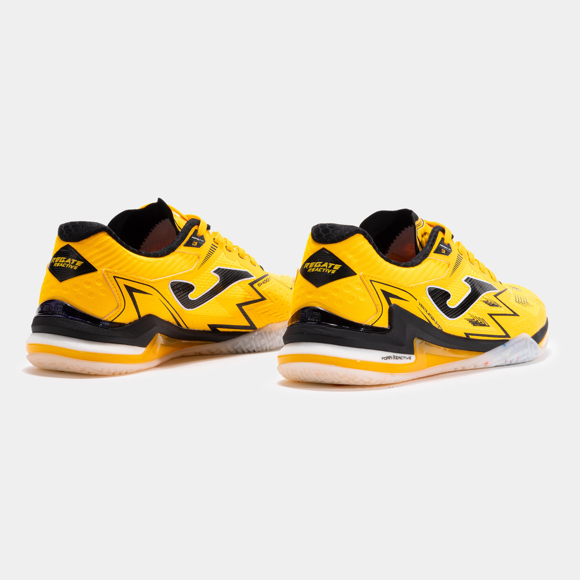Chaussures Futsal Adulte Joma Regate Reactive 25 IN Orange Saffron 3/5