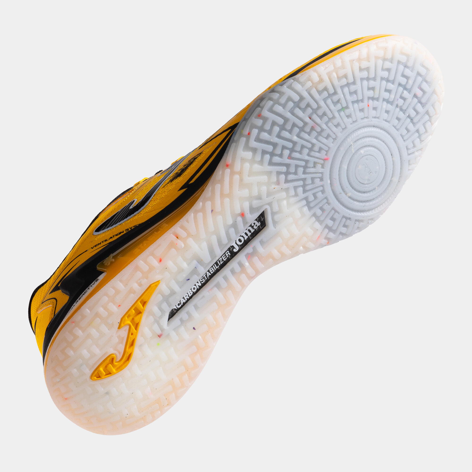 Chaussures Futsal Adulte Joma Regate Reactive 25 IN Orange Saffron 5/5