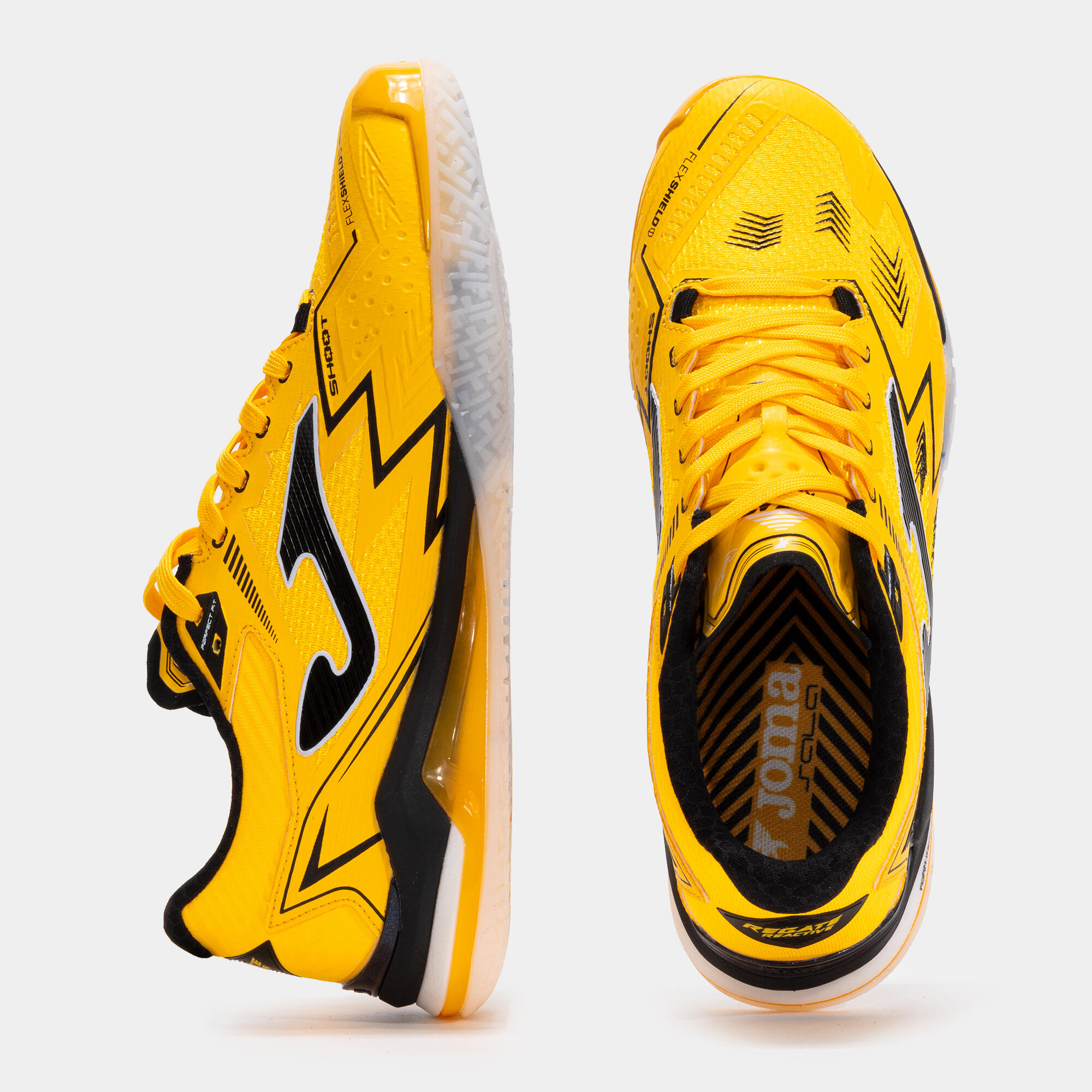 Chaussures Futsal Adulte Joma Regate Reactive 25 IN Orange Saffron 4/5