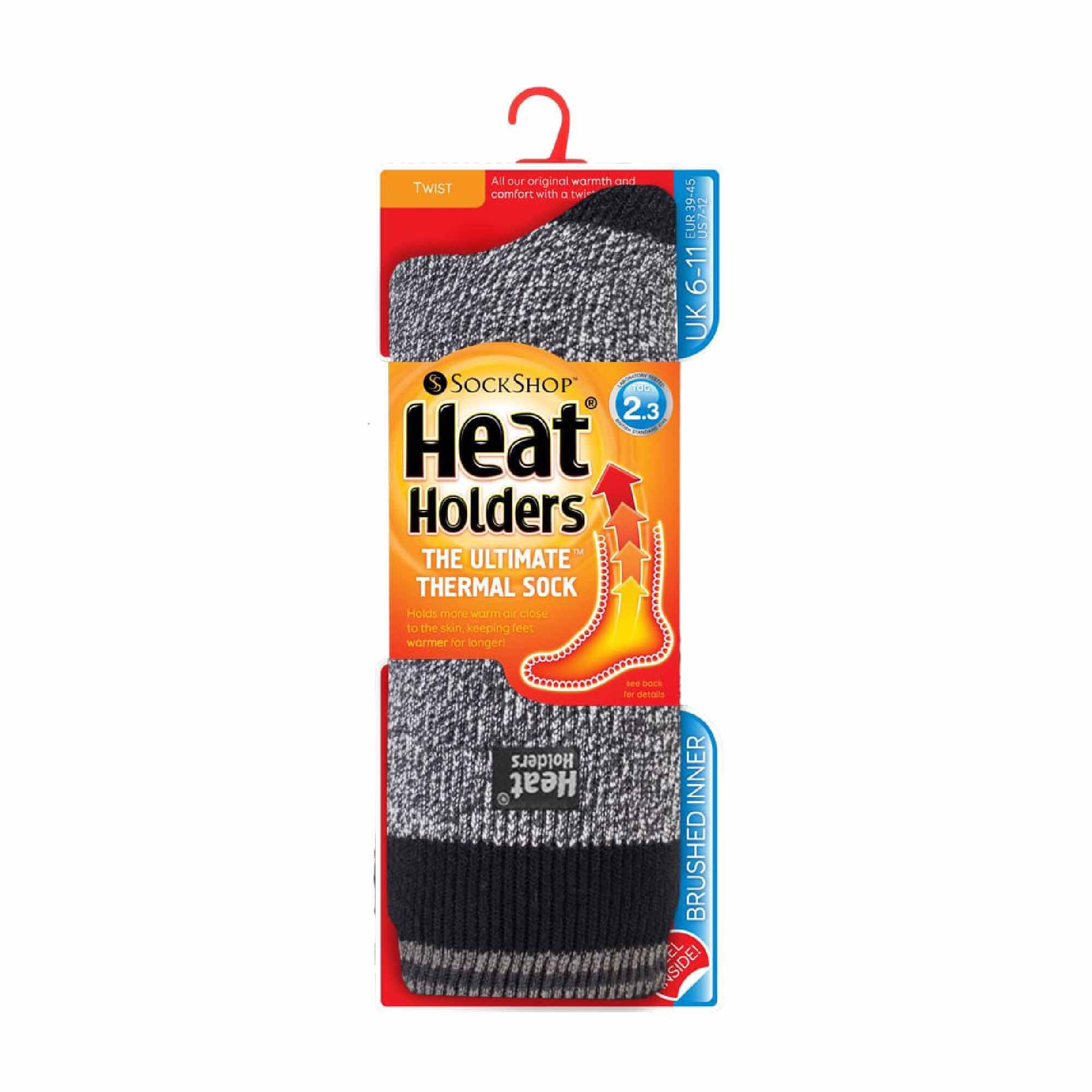 Heat Holders - 1 Paire Chaussettes Thermiques Hommes 2/6