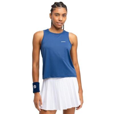 Dames tennis top match blue blauw