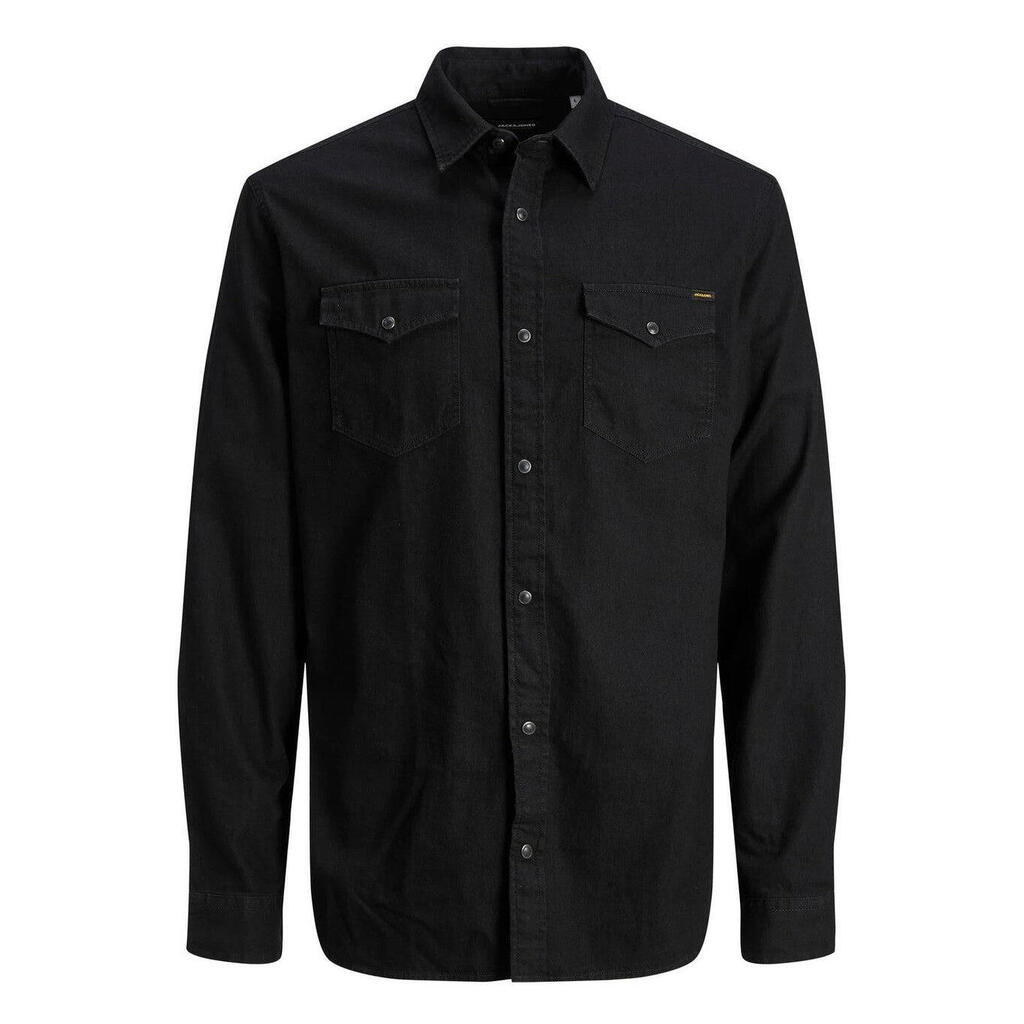 Jack & Jones Heridan black denim shirt