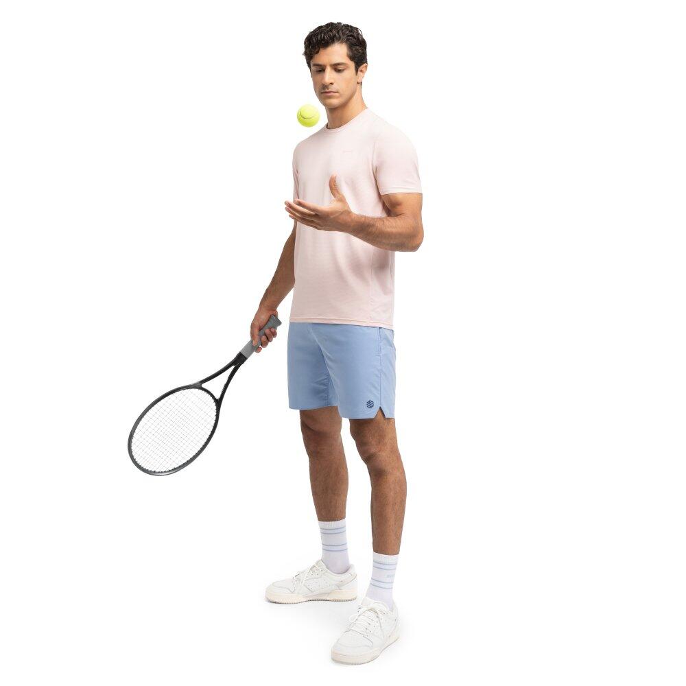 T-shirt de tennis manches courtes homme Lob Pink Rose 3/7