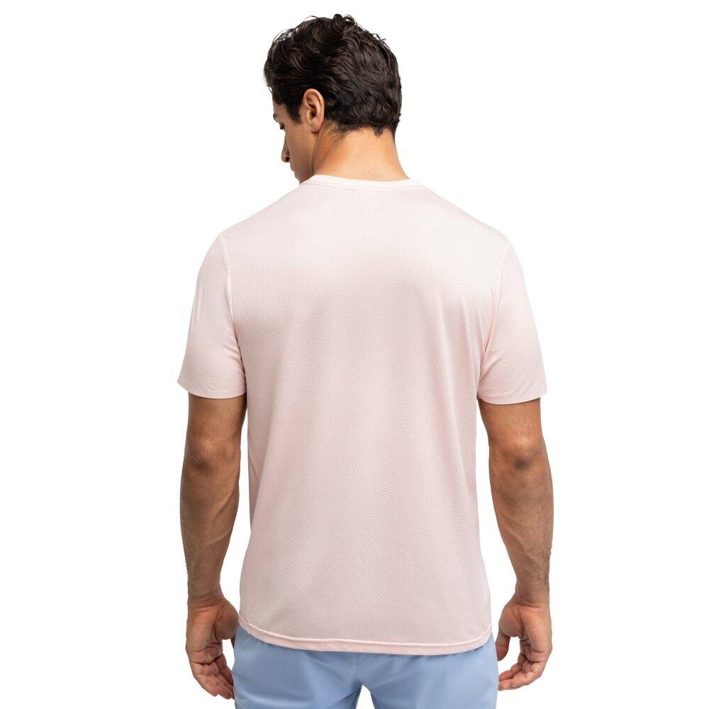 T-shirt de tennis manches courtes homme Lob Pink Rose 2/7