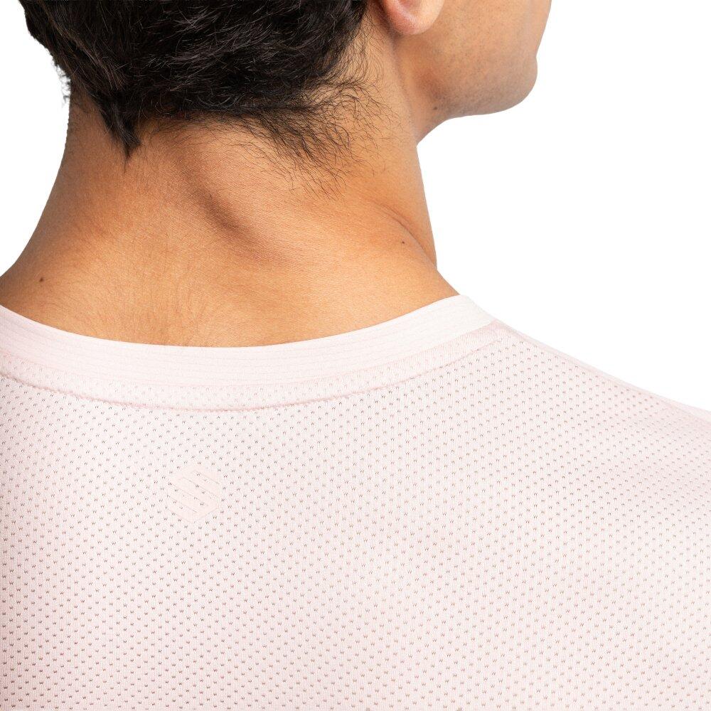 T-shirt de tennis manches courtes homme Lob Pink Rose 4/7