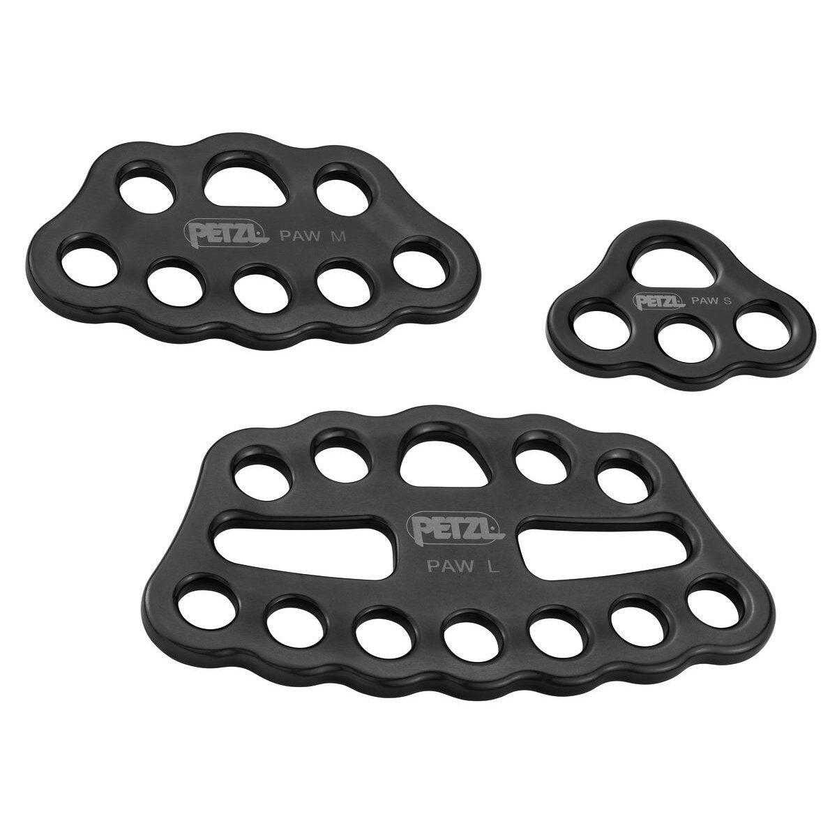 Moltiplicatore di ancoraggio Petzl PAW M alluminio nero Ø19 mm 2/2