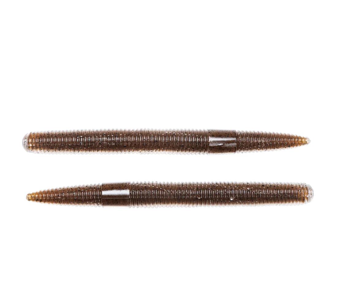 Live Target stick worm 10.2 cm, 10 g, brown black, 8 buc / plic