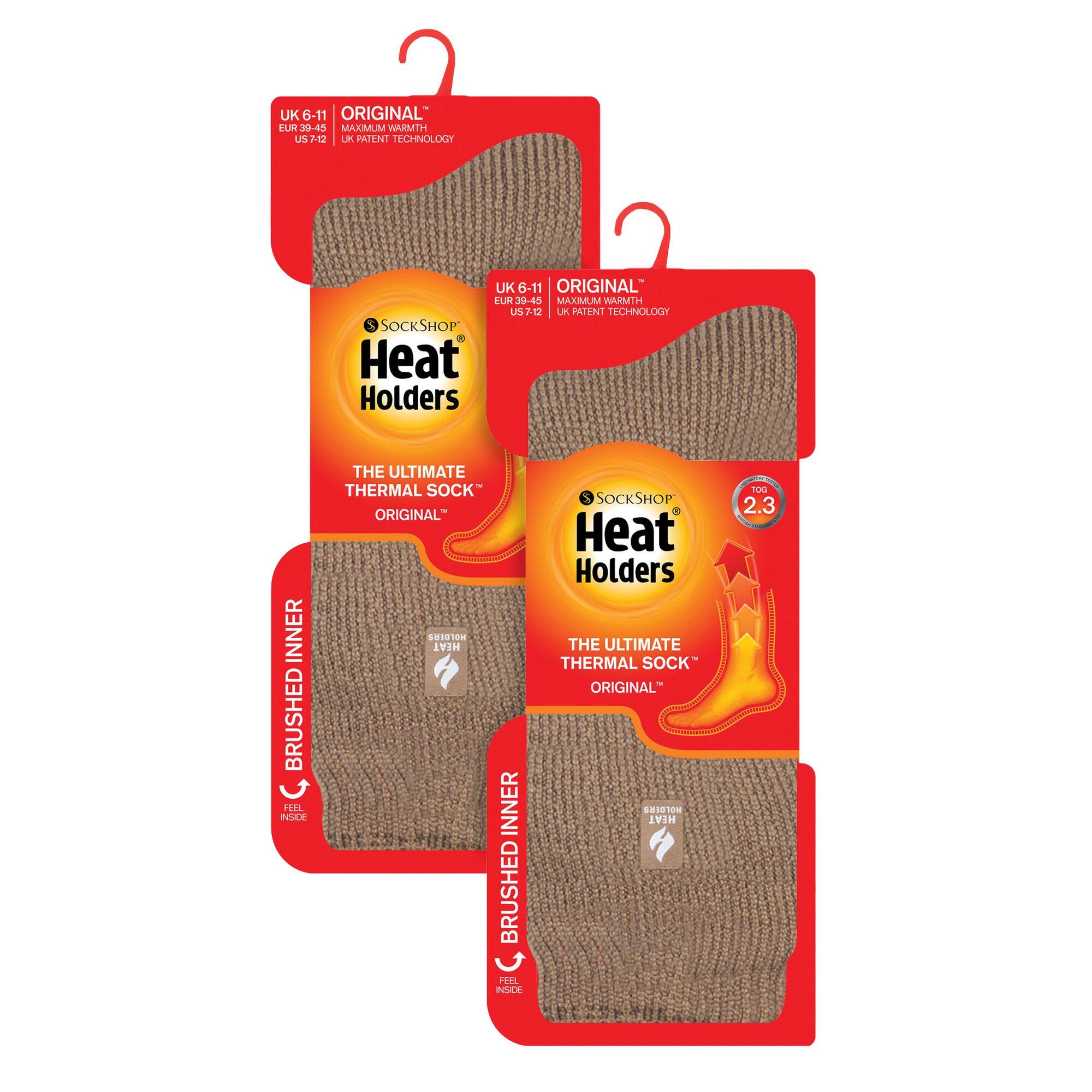 Heat Holders - Uomo 23 tog Calzini termici 2 Paia Calzini interni soffici 2/6